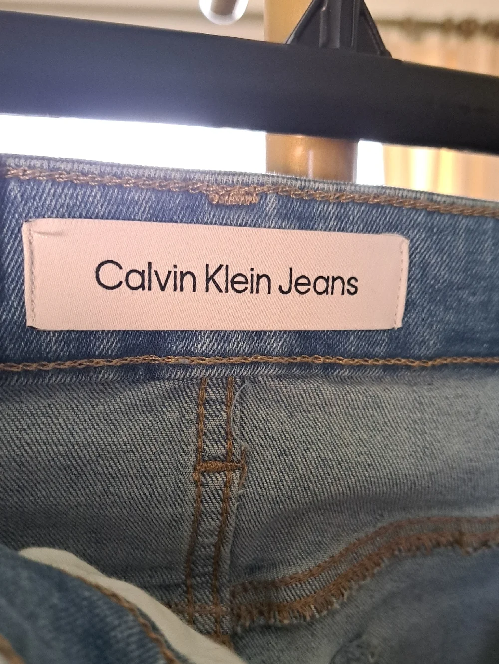 Calvin Klein Jeans Light Blue Slim Straight Womans  Size 10 Jeans - Picture 2 of 5